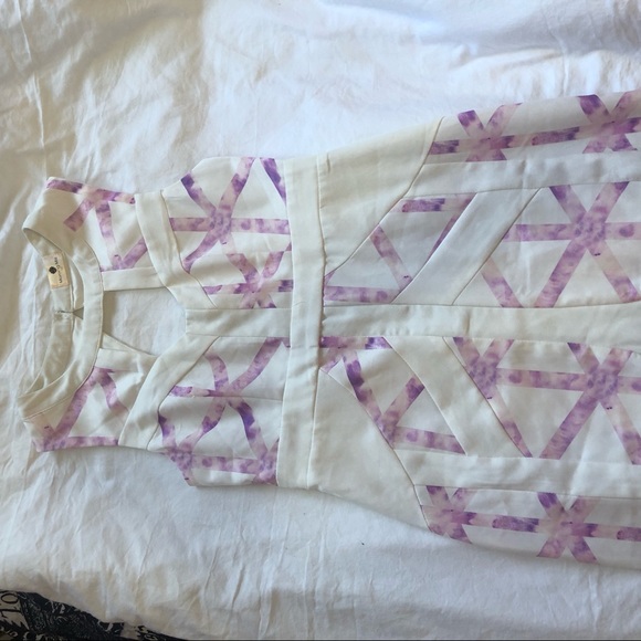 Geo-Print White Dress - Picture 3 of 5